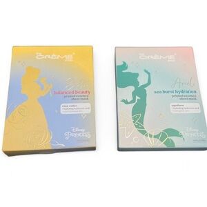 Disney Princess Belle and Ariel Sheet Mask Set